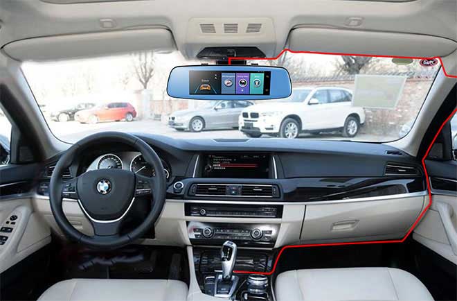Автомобильное зеркало регистратор Recxon AutoSmart