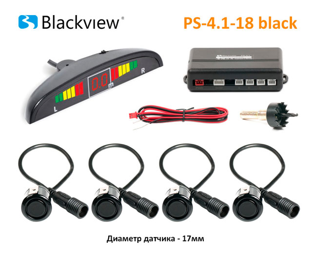 Купить Парктроник Blackview PS-4.1-18 BLACK