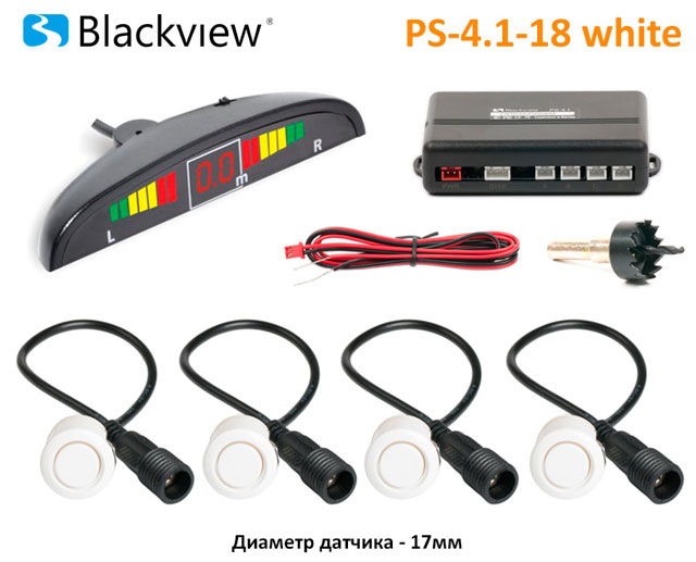 Купить парковочную систему Blackview PS-4.1-18 White