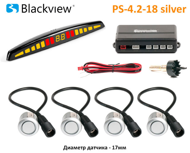 Качественный парктроник Blackview PS-4.2-18 Silver