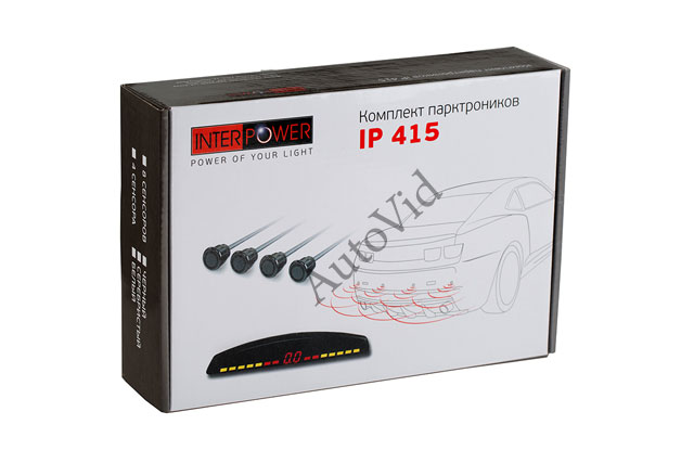 Характеристики парктроника Interpower IP-415, установка