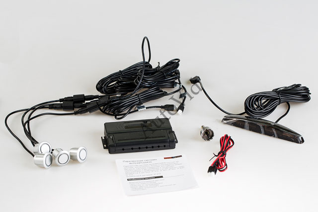 Парктроник Interpower IP-415 серебро на 4 датчика