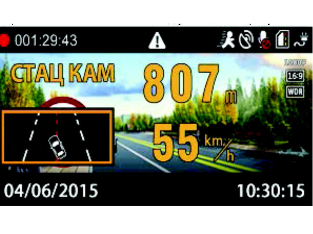 Видеорегистратор и радар-детектор Dixon F810 GPS