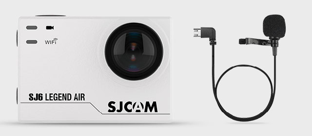 Экшн камера SJCAM SJ6 Legend Air с внешним микрофоном