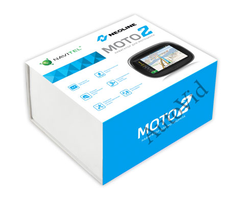 GPS мото навигатор Neoline Moto 2 с картами России