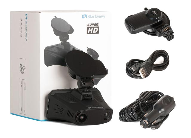 SuperHD антирадар с GPS и регистратор Blackview COMBO