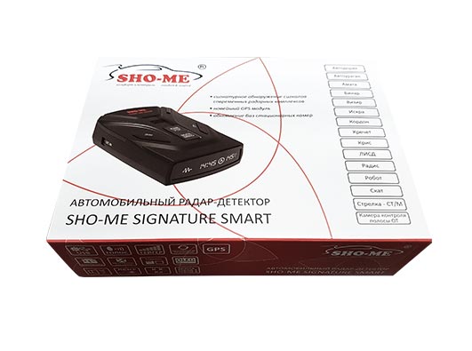 Обзор и отзывы о радар детекторе Sho-Me Smart Signature