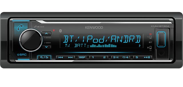 Обзор и установка автомагнитолы Kenwood KMM-BT304