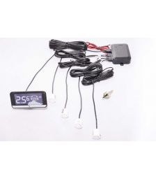 парковочная система с белыми датчиками