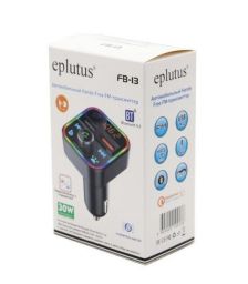 Автомобильный FM-модулятор с Bluethooth и голосовым помощником Eplutus FB-13