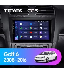 Магнитола Teyes CC3 9" 3+32G Volkswagen Golf 6 (2008-2016)
