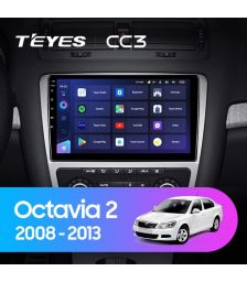 Магнитола Teyes CC3 10.2" 3+32G Skoda Octavia 2 (2006-2013)