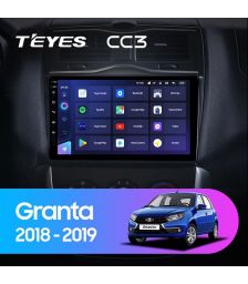 Магнитола Teyes CC3 9" 3+32G LADA Granta 2018+