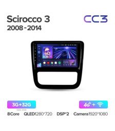 Магнитола Teyes CC3 9.0" 3+32G Volkswagen Scirocco (2008-2014)