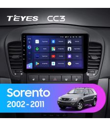 Штатная магнитола Teyes CC3 9" 3+32G KIA Sorento 2002-2011
