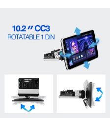 Автомагнитола Teyes CC3 1DIN 4+32Gb 10.2" 4G SIM