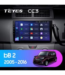 Штатная магнитола Teyes CC3 9" 3+32G для Toyota bB 2005-2016