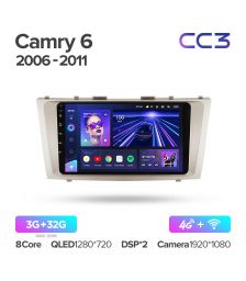 Штатная магнитола Teyes CC3 9" 3+32G для Toyota Camry 2006-2011