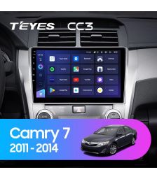 Штатная магнитола Teyes CC3 10" 3+32G для Toyota Camry 2011-2014