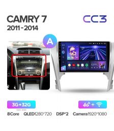 Штатная магнитола Teyes CC3 10" 3+32G для Toyota Camry 2011-2014