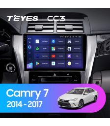 Штатная магнитола Teyes CC3 10" 3+32G для Toyota Camry 2014-2017