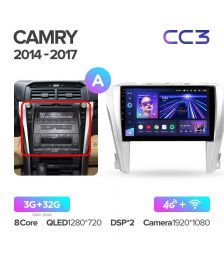 Штатная магнитола Teyes CC3 10" 3+32G для Toyota Camry 2014-2017