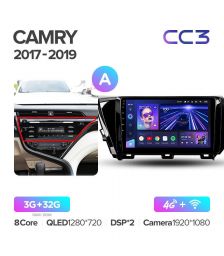 Штатная магнитола Teyes CC3 10" 3+32G для Toyota Camry 2017-2020