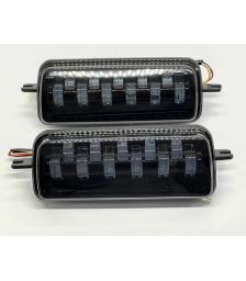 Поворотники LED в подфарники на Lada Niva (Нива) 12W + ДХО