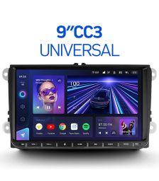 Штатная магнитола Teyes CC3 4+32Gb 9" 4G SIM для Volkswagen Skoda