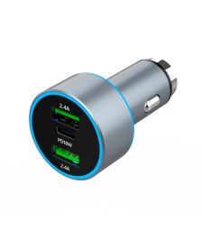 Автомобильное зарядное устройство Mivo MU-344Q Type-C USB