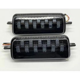 Поворотники LED в подфарники на Lada Niva (Нива) 12W + ДХО
