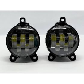 Противотуманные LED фары на Lada Priora 1 50W (Лада Приора)