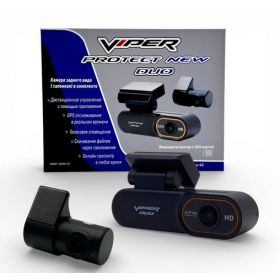 Видеорегистратор VIPER PROTECT NEW DUO 2 камеры 4G SIM GPS