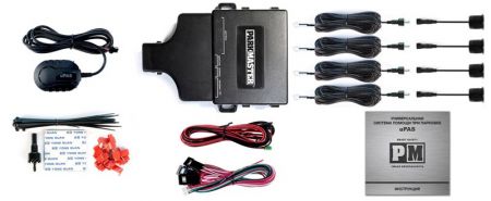 Универсальный парктроник ParkMaster U-4-A Black