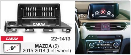Переходная рамка 9" Mazda 6 2015-2018