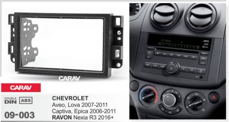 Переходная рамка 2Din для Chevrolet