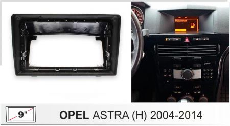Переходная рамка 9.0" для Opel Astra (H) 2004-2014 вместо БК