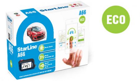 Автомобильная сигнализация Starline A66 Eco