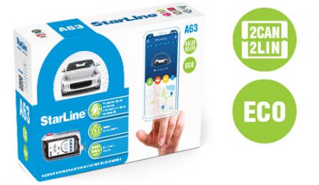 Автосигнализация StarLine A63 V2 2CAN+2LIN ECO