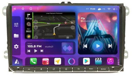 Штатная магнитола FarCar s400 XL836 6+128Gb для Volkswagen, Skoda на Android