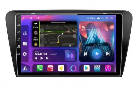 Штатная магнитола FarCar s400 для Skoda Octavia A7 на Android (TM483M)