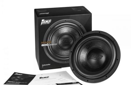 Сабвуферный динамик AMP MASS 800 12D2 V.2 2+2Ом