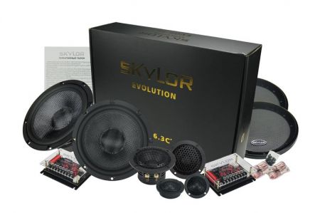 3-полосная компонентная акустика SKYLOR EVO6 3C