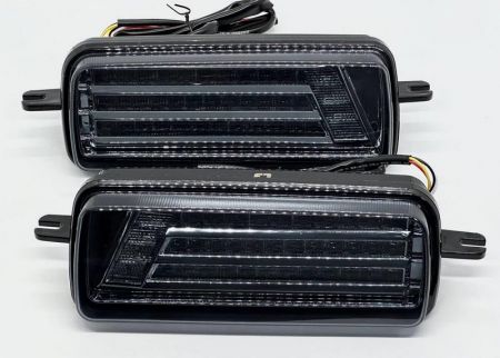 Поворотники LED в подфарники для Lada Niva 15W + ДХО