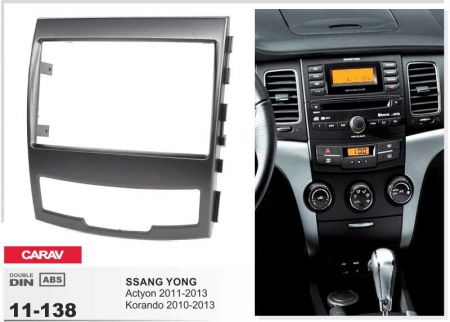 переходная рамка для SSANG YONG Actyon 2011-2013; Korando 2010-2013