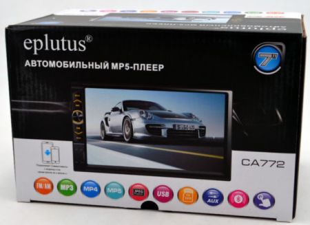 Магнитола с камерой заднего вида Eplutus CA772