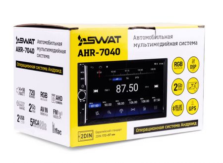 2DIN автомагнитола SWAT AHR-7040