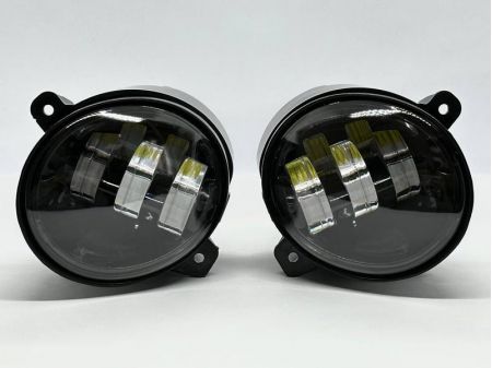 Противотуманные LED фары на Lada Granta 50W