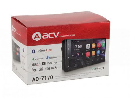 Комплектация магнитолы ACV AD-7170
