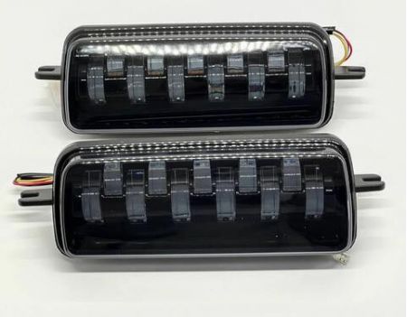 Поворотники LED в подфарники на Lada Niva (Нива) 12W + ДХО